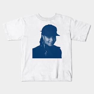 Janet Jackson / Vintage Style Kids T-Shirt